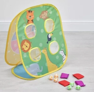 2 in 1 Pop Up Target game Bean bag toss & target board NEW - Picture 1 of 4