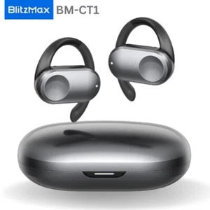 Cuffie Bluetooth in-ear sportive, auricolari wireless, batteria 50 ore TWS CT-1 - Foto 1 di 7
