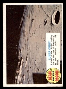 1970 Topps Man on the Moon #98 Lunar Orbit VG *d4
