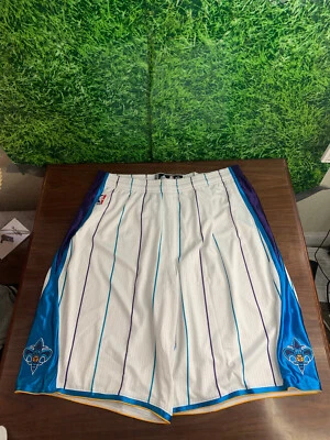 2012-13 New Orleans Hornets Basketball Issued Game Shorts White Size 2XL+2 - Image 1 of 4