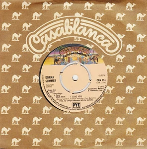 DONNA SUMMER I LOVE YOU 7" - Picture 1 of 1