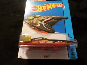 HW HOT WHEELS 2015 HW CITY #53/250 H2 GO HOTWHEELS BLACK/RED RARE - Picture 1 of 1