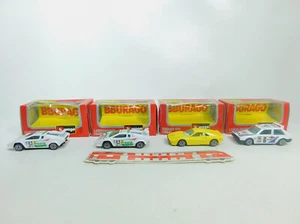 BO889-1# 4X Burago 1:43 Modello: 4175 Ferrari+4135 Lancia+4127 Lamborghini, Box - Foto 1 di 5