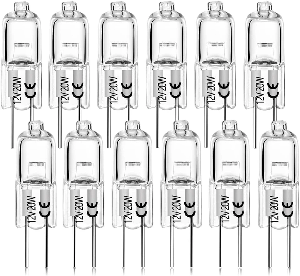 12pcs G4 LED Light Bulb 20W 12Volt Bi Pin Base Lamps Halogen Light Bulb Replace - Image 1 of 4