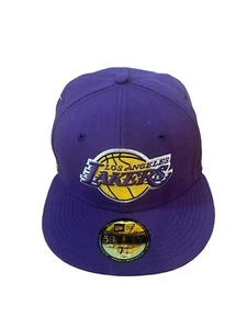 Los Angeles Lakers Cloud Icon NBA New Era 59FIFTY Fitted Cap Lila - Bild 1 von 9