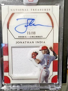 Jonathan India Auto 2021 National Treasures Rookie RPA RC PANINI SEALED! 73/99 - Picture 1 of 13