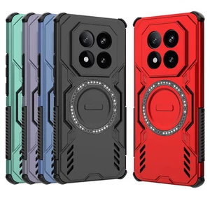 Magsafe Handyhülle Für Xiaomi Redmi Note 14 Pro Plus Outdoor Schutzhülle Case - Picture 1 of 22