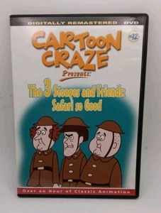 Cartoon Craze: 3 Stooges And Friends: Safari So Good(DVD,2004) PRE-OWNED GOOD - Foto 1 di 2