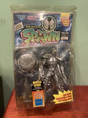 Figura Variante Plata Spawn Medieval Edición Especial Número 6228 McFarlane Toys Foto 1 de 3