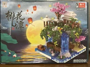 Set piscina fiori di pesca in miniatura paesaggio set piscina mega blocchi stile - Foto 1 di 12