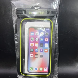 NEW Waterproof Phone Pro Case 360 IP68 Marine With Green Neck Strap Full Cover - Picture 1 of 6