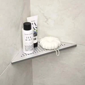 Corner Shower Shelf 304 Stainless Steel 10" Brushed Recessed Shelf for Bathro... - Picture 1 of 4