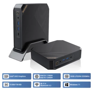 Blackview Mini komputer do gier MP200 Intel i5/i9 Windows 11 16 GB + 512 GB / 1 TB SSD 4K HD - Zdjęcie 1 z 21