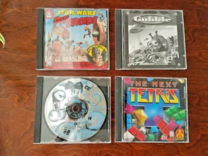 EIGHTEEN Vintage Games on CD ROM: Lode Runner, Frogger, Star Wars, Hoyle, etc - Picture 1 of 12