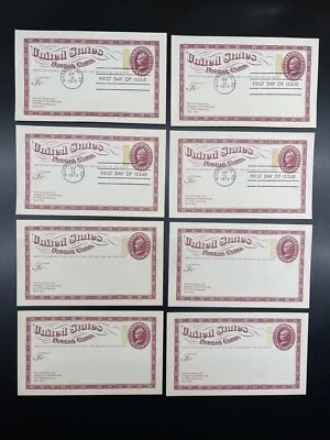 8-Postal Card Lot. 6c Liberty. 100th Anniversary. Incl. 4 FDC. All Unaddressed. - Image 1 of 2