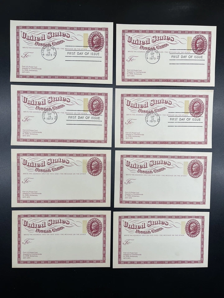 8-Postal Card Lot. 6c Liberty. 100th Anniversary. Incl. 4 FDC. All Unaddressed. - Image 1 of 2