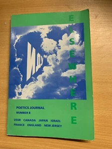 Raro Junio 1989" Poetics Diario - en Otra Parte " # 8 Poesía Libro de Bolsillo - Imagen 1 de 10