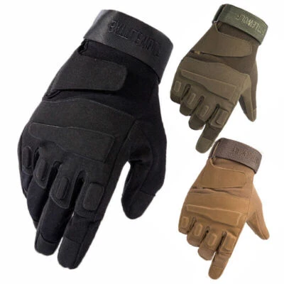 Tactical Special Ops Gloves Mens Police Security Patrol Airsoft Military Surplus - Image 1 of 4
