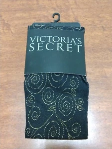 Victoria Secrets Tights Control Top Klimpt Swirl Black Size B NIP - Picture 1 of 10