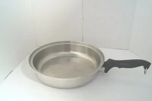 CHEFS WARE 11" Skillet Frying Pan 18-8 3 PLY Stainless Steel USA - Picture 1 of 8