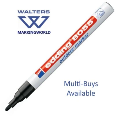 Edding 8055 Outdoor Marker Pen | Light-Fast, Water, Weather-Proof Garden Marker
