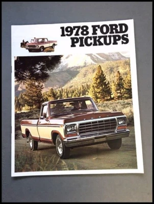 1978 Ford F-100 F-150 F-250 F-350 pickup Truck 20-page Sales Brochure Catalog — 第 1/4 张图片