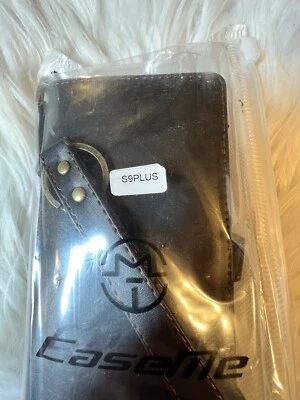 Funda Carcasa Extraíble Case Me Cuero Billetera Tarjeta Estuche Para 9 Plus Samsung Marrón Foto 1 de 4