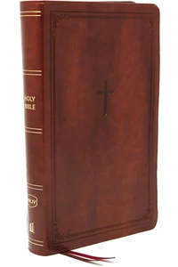 NKJV, End-of-Verse Reference Bible, Personal Size Large Print, Leathersoft, Brow - Bild 1 von 12