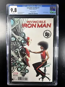 Invincible Iron Man #1 1:10 McKone CGC 9.8 (Marvel 2017) - Picture 1 of 2