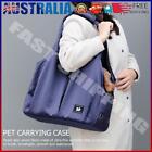 AU Travel Shoulder Bag Waterproof Small Cat Dog Carrier Handbag (Navy Blue)