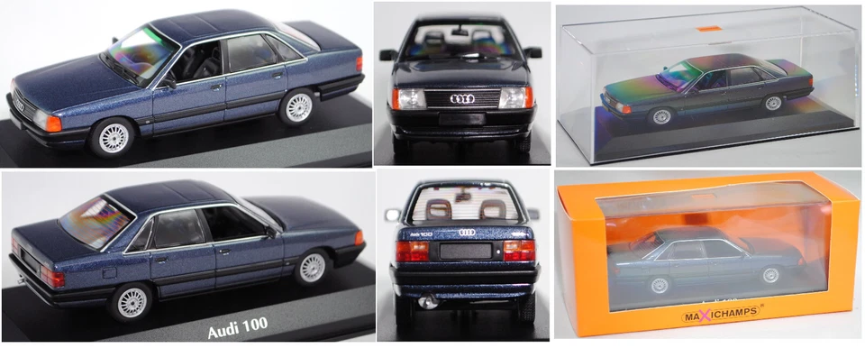 Maxichamps 940015204 Audi 100 2.3 E (C3, Typ 44) nautic met. 1:43 - Bild 1 von 1