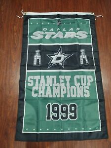 Dallas Stars Stanley Cup Champions 3x5 Flag. Us seller!