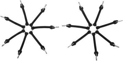 Polaris Ranger Snow Tire Wheel Chain Bungee Tensioner Pair ATV UTV Traction - Image 1 of 3