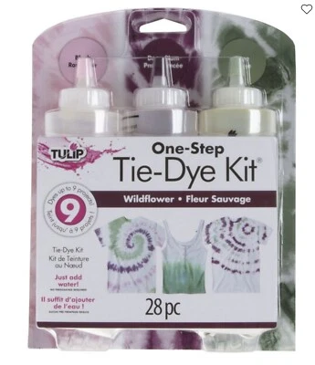 Tulip One-Step Tie-Dye Color Kit, Wildflower, (Blush pink, sage, deep plum) - Image 1 of 2