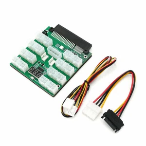 ATX 16x 6Pin Power Supply Breakout Board for Dell brand PSU and BTC Mining - Picture 1 of 10