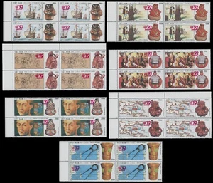1992, VIETNAM, DISCOVERY OF AMERICA W/OVPT, BLOCKS OF 4, NH, SCOTT #2313-19 - Picture 1 of 1