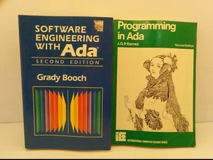 SOFTWARE ENGINEERING WITH ADA & PROGRAMMING IN ADA, SOFTCOVER (LOT OF 2) - Picture 1 of 8