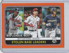 2020 TOPPS BIG LEAGUE BEST ORANGE RONALD ACUNA JR. CHRISTIAN YELICH TURNER #248