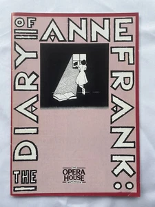 The Diary Of Anne Frank Theatre Programme Opera House Manchester 1990 - Picture 1 of 2