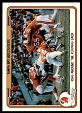 1982 Fleer Team Action Ring Around the Running Back . Tampa Bay Buccaneers #54