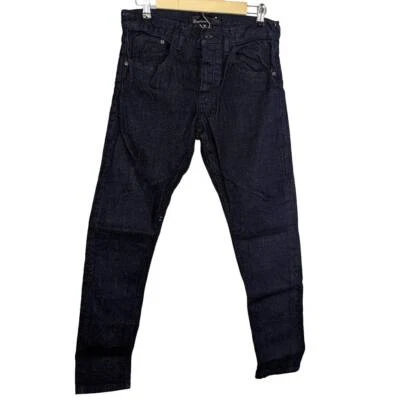 Jeans Tavik Para Hombre 30 Calce Ajustado Lavado Oscuro Negro 5 Bolsillos Algodón Negocios Informales  Foto 1 de 4