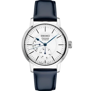 New Seiko Presage Prestige Automatic White Dial Leather Band's Mens Watch SPB161 - Picture 1 of 1