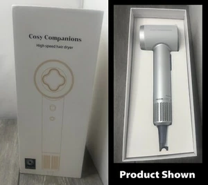 Cosy Companions ZCY883 High Speed Brushless Motor Hair Dryer 1500W 120V, Silver - Picture 1 of 14