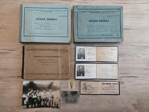Unique Archive Soviet Military Pilot. Period 1936-1954. USSR Original. - Picture 1 of 24