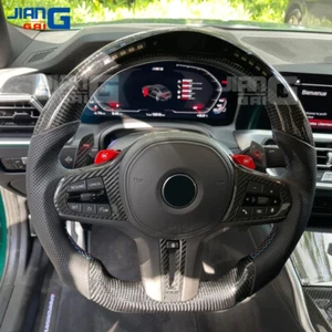 Carbon Fiber LED Steering Wheel for BMW G20 G30 G38 G06 G06 G80 G82 with Heated - Picture 1 of 11