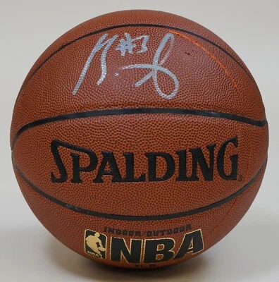 Brandon Jennings Signed Basketball PSA/DNA COA Pistons Bucks Knicks Ball Auto 16 - Image 1 of 4