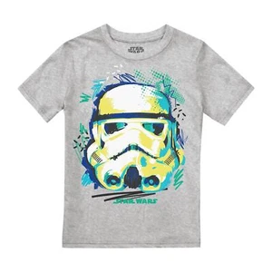 Star Wars Boys T-shirt Sketch Trooper Top Tee 3-12 Years Official - Picture 1 of 3