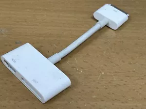 Apple 30-pin to HDMI Digital AV Adapter Charging A1422 Official Genuine - Foto 1 di 5