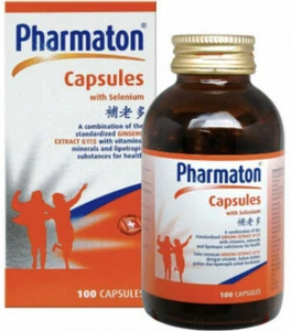 Cápsulas PARMATON 100 con rendimiento energético de ginseng y selenio - Imagen 1 de 4