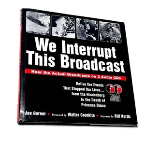 We Interrupt This Broadcast Hardcover Book Relive Events Broadcasted On 2 CDs - Bild 1 von 12